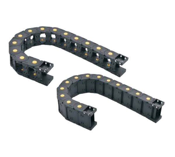 iHF Black Nylon Cable Drag Chain Flexible Carrier Chain for CNC